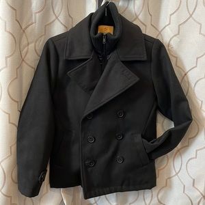 Black Wool Blend Jacket size 10/12 for kids